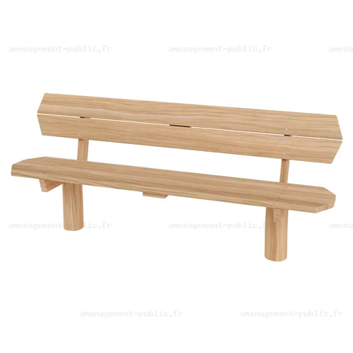 Banc extérieur en bois de robinier